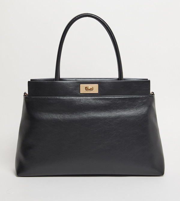 LENNIE Textured Satchel Bag