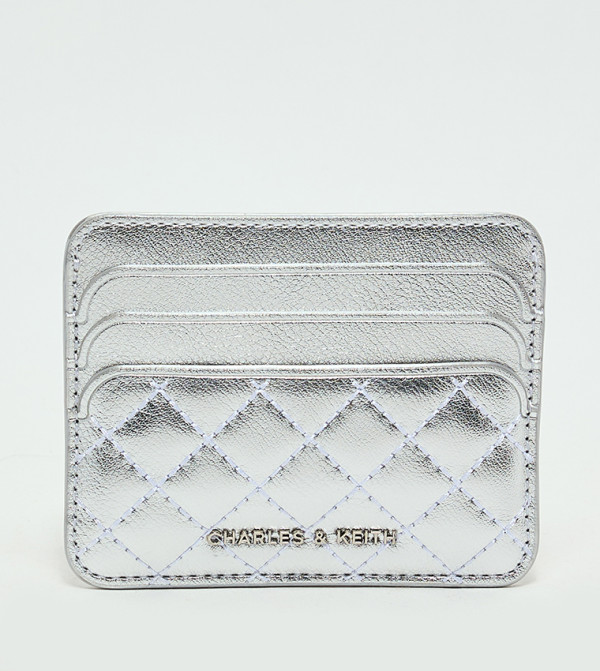 CLEO Metallic Quilted Card Holder