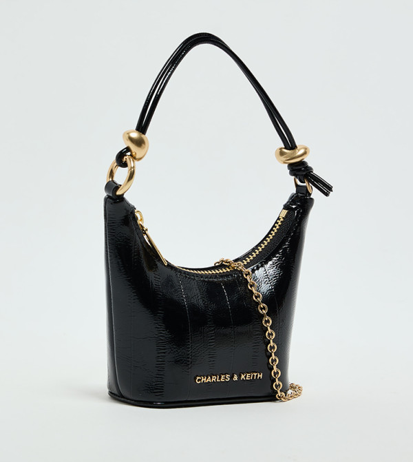 AUGUSTINE Micro Eel-Effect Chain-Handle Bag