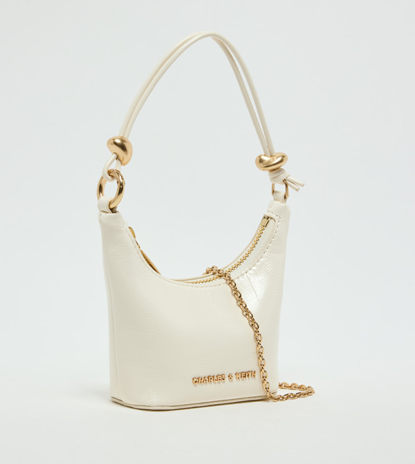 AUGUSTINE Micro Eel-Effect Chain-Handle Bag