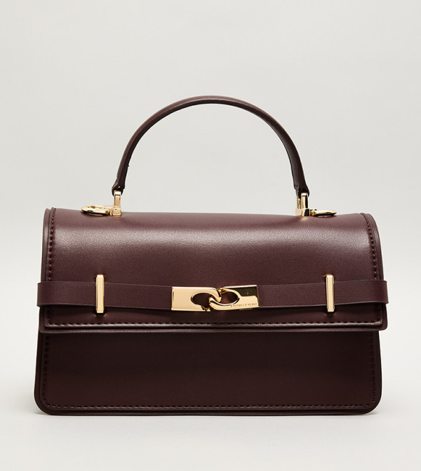 ARLET Belted Top Handle Bag