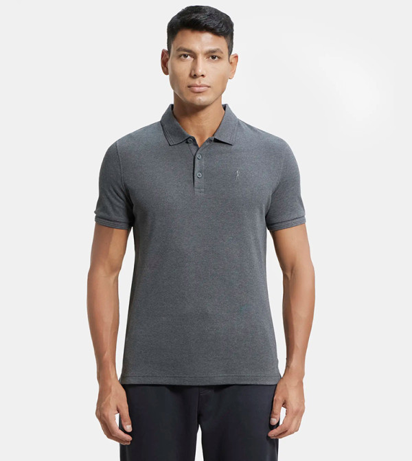 Logo Detail Short Sleeves Polo T-Shirt