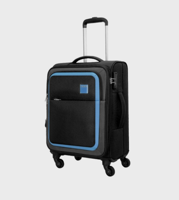 SEVILLE Contrast Detail Cabin Trolley Bag, 57cm