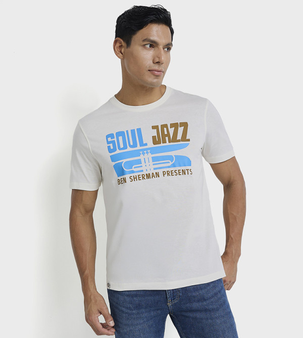 Printed Crew Neck T-Shirt