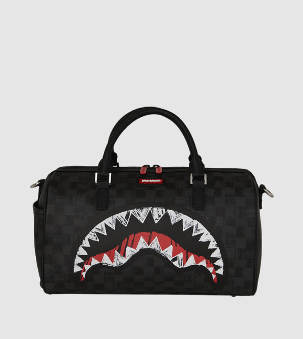 Scribble Shark Mini Duffle Bag