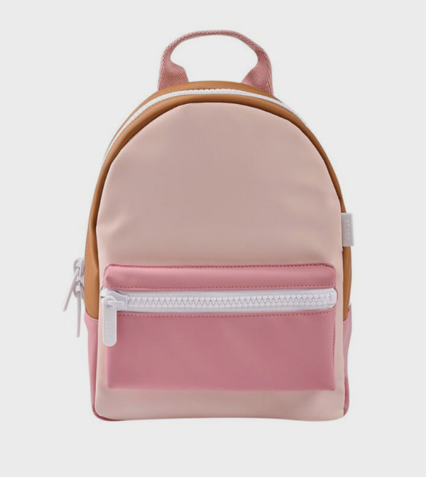 Faro Color Block Front Pocket Baby Backpack
