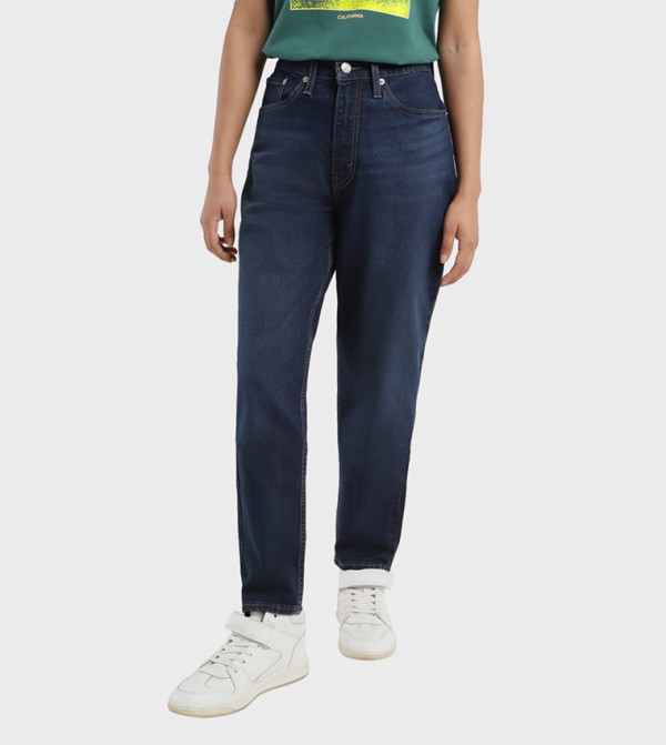 بنطال جينز بخصر عالي 