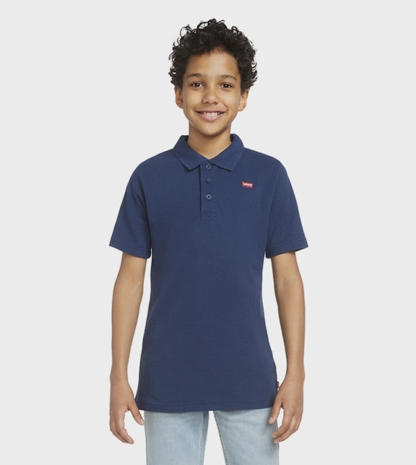 Logo Detail Short Sleeves Polo T-Shirt