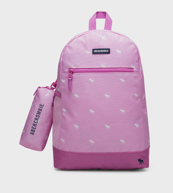 Printed Backpack and Pencil Pouch Set