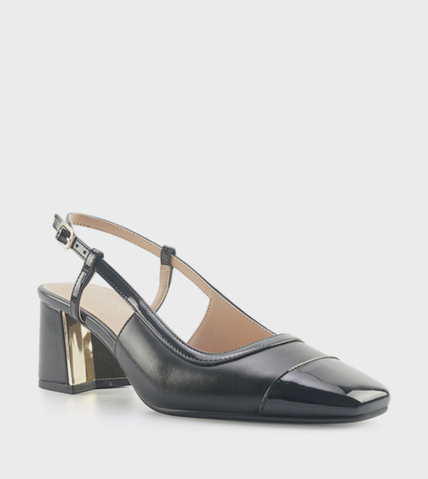 ACALENA Cap Toe Slingback Pumps