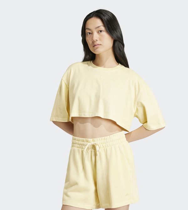 Essentials+ Short Sleeves Crop T-Shirt