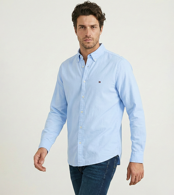 Long Sleeves Flex Dobby Shirt