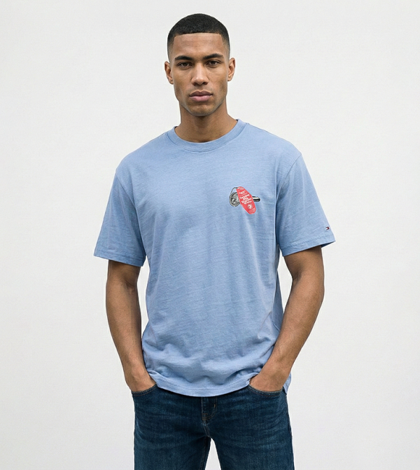 Printed Short Sleeves Casual T-Shirt