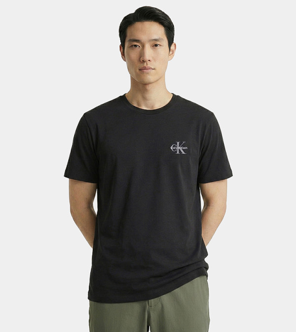 Monogram Crew Neck Short Sleeves T-Shirt