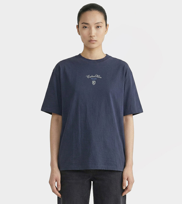 Graphic Crew Neck Oversized T-Shirt