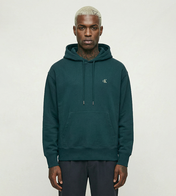 Logo Detail Long Sleeves Hoodie
