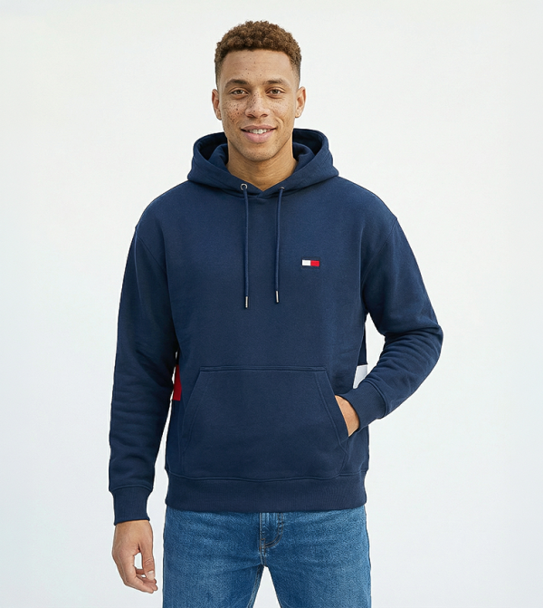 Logo Detail Long Sleeves Hoodie