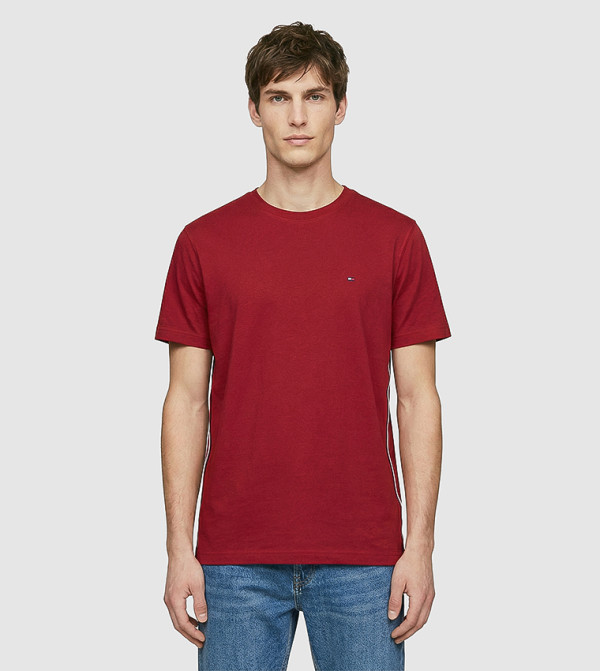 تيشيرت مخطط عالمي بكم قصير