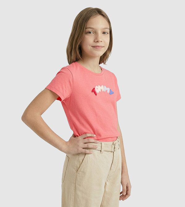 Logo Puff Print Short Sleeves T-Shirt