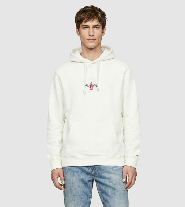 Embroidered Long Sleeves Hoodie