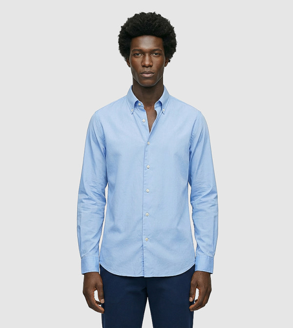 Solid Long Sleeves Casual Shirt