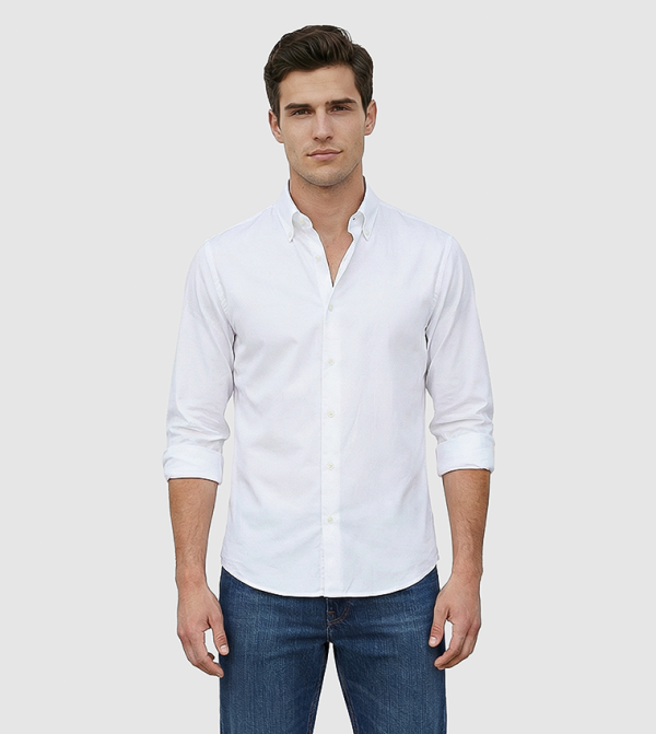 Solid Long Sleeves Casual Shirt