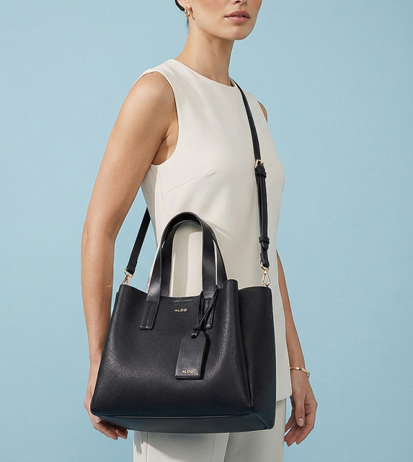 AKILAH Textured Satchel Bag