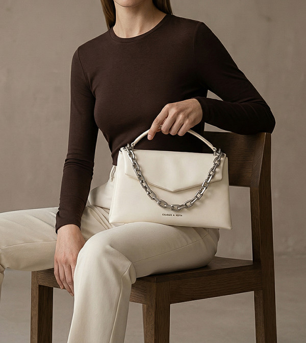 ANDROMEDA Logo Detail Top Handle Bag