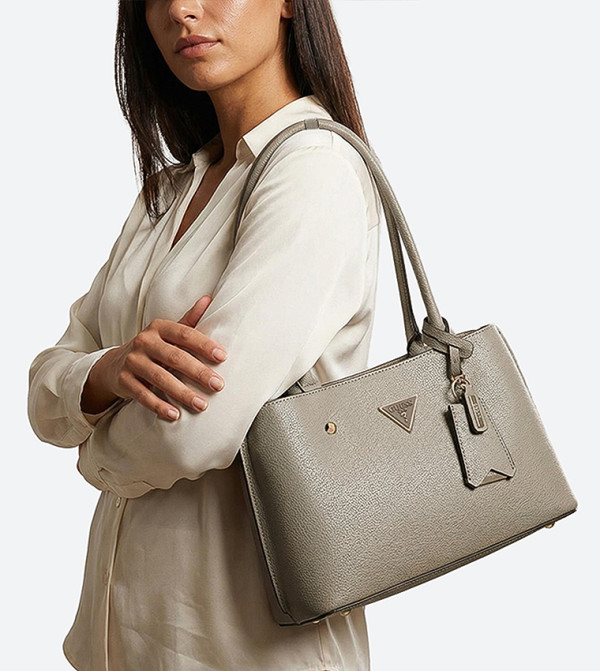 MERIDIAN II Textured Girlfriend Satchel Bag