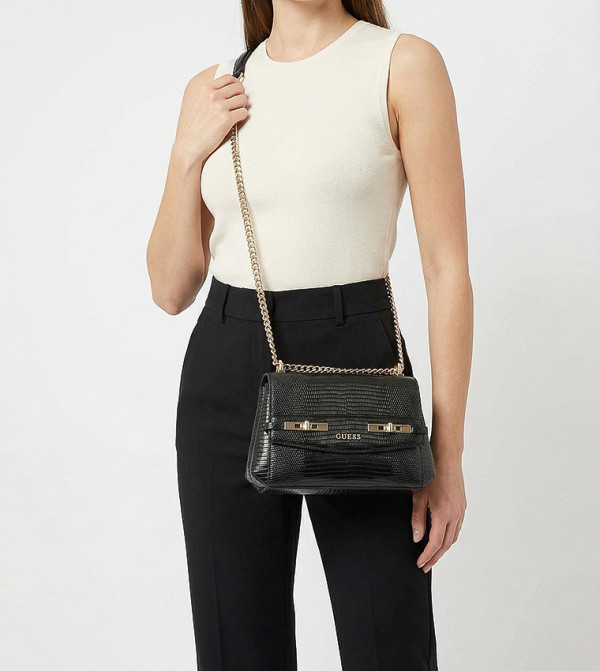 MELINDA Textured Convertible Crossbody Bag