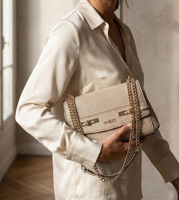 MELINDA Textured Convertible Crossbody Bag