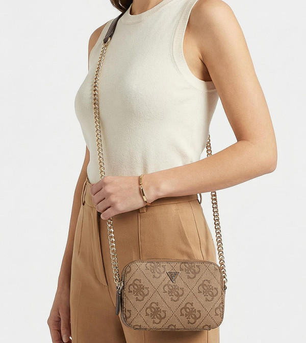 NOELLE II Logo Patterned Camera Bag