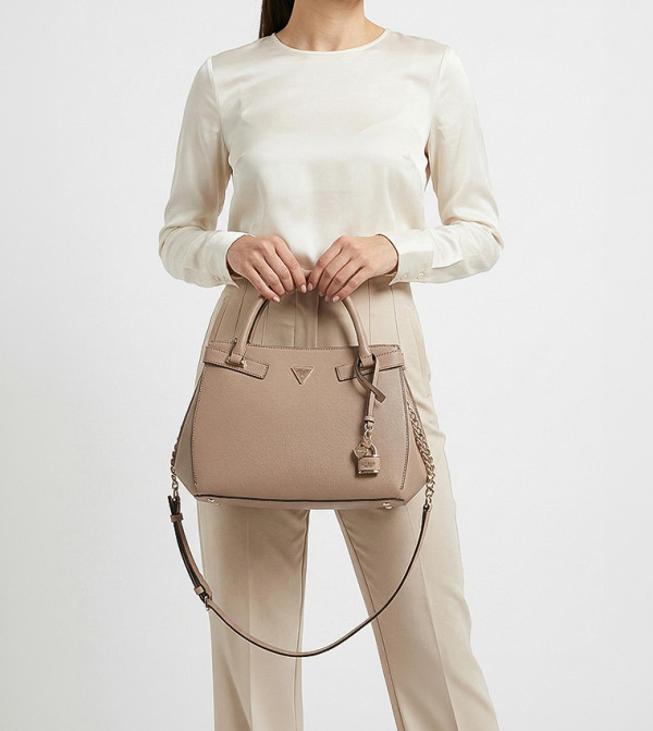 SERENOVA Textured Girlfriend Satchel Bag