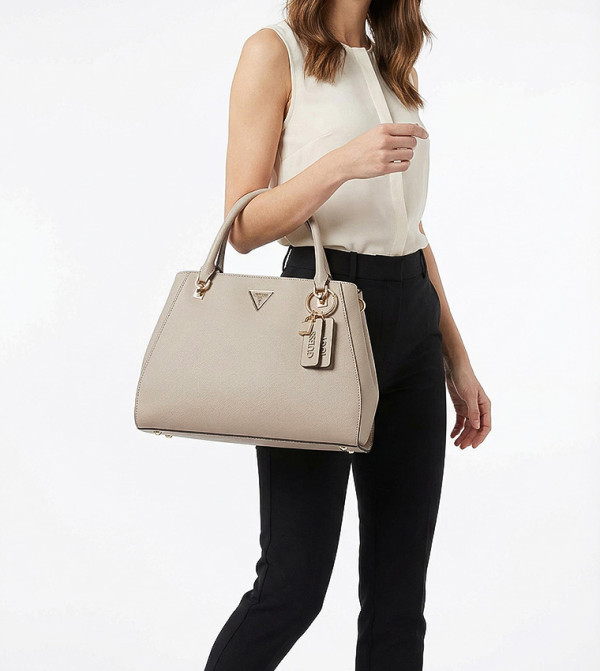 NOELLE II Textured Satchel Bag