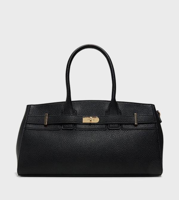 ALURA Textured Satchel Bag