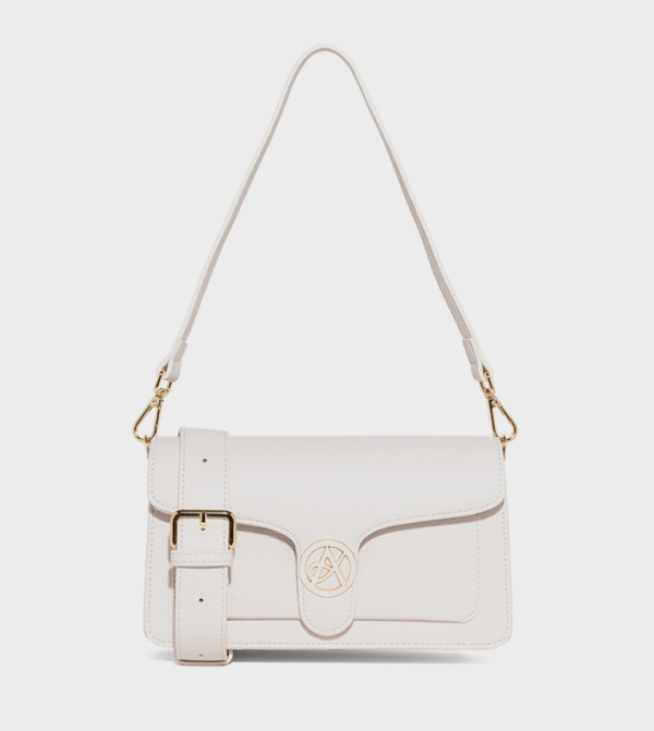 AMI Textured Shoulder Bag