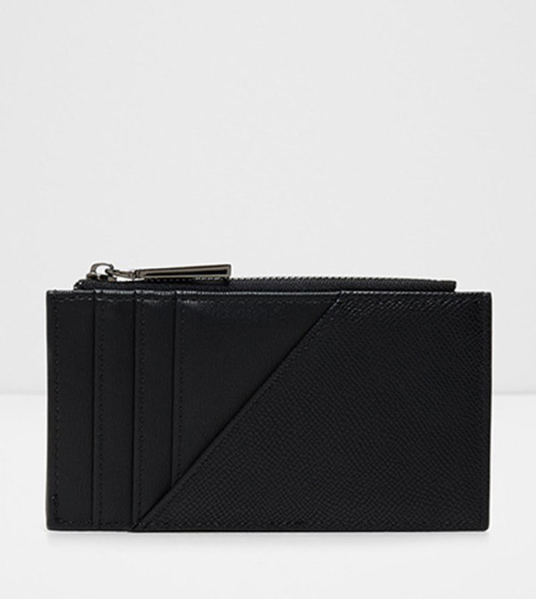 AMISTAD Textured Zippered Card Holder