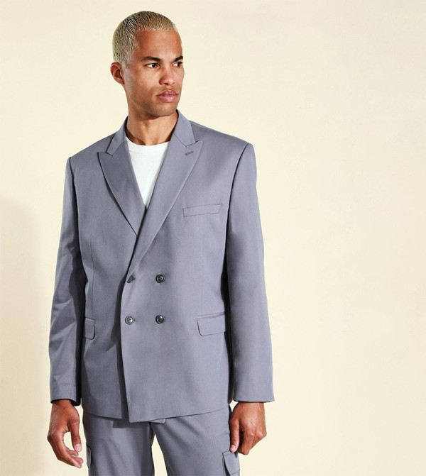 Double Breasted Oversized Blazer