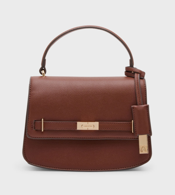 Textured Top Handle Bag