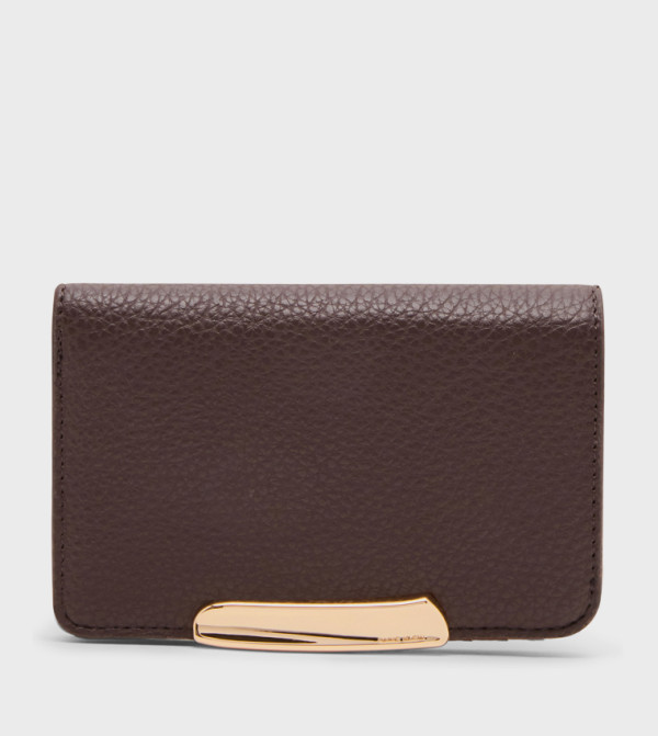 Textured Snap Closure Wallet