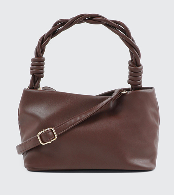 Braided Top Handle Bag