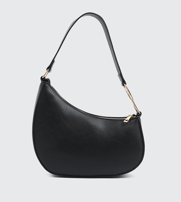 Textured Asymmetric Shoulder Bag