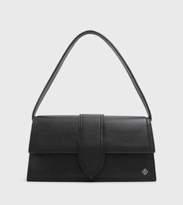 ARIANE Snap Closure Shoulder Bag
