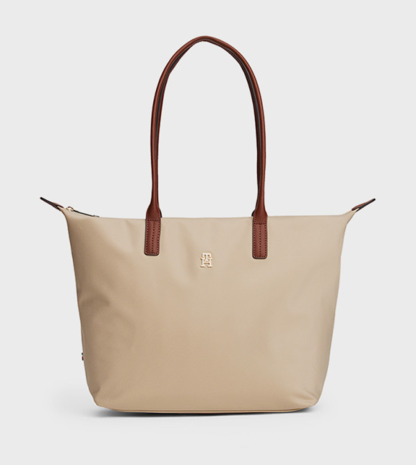 Popette Logo Detail Tote Bag