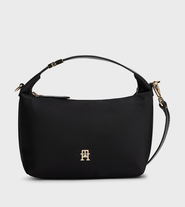 Logo Detail Nylon Handheld Bag