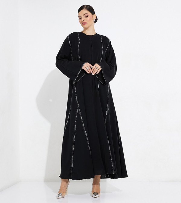 Embroidered Long Sleeves Abaya
