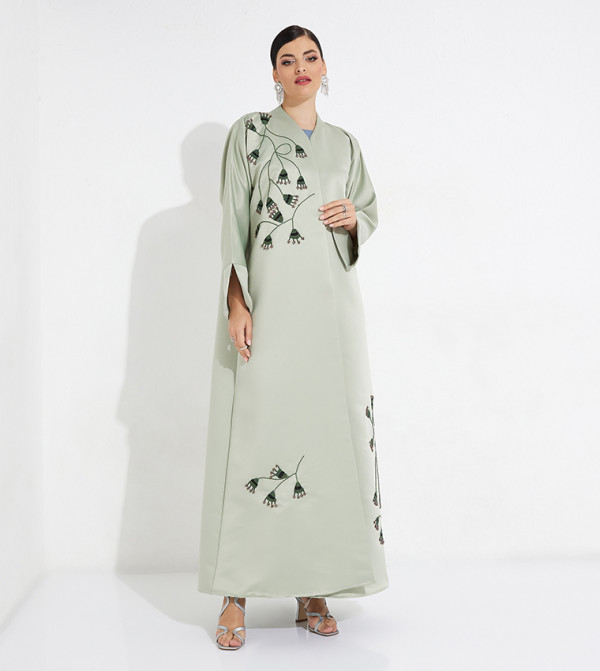 Embellished Long Sleeves Abaya