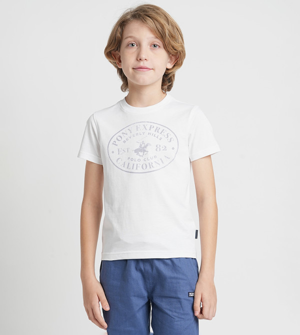Logo Printed Short Sleeves T-Shirt