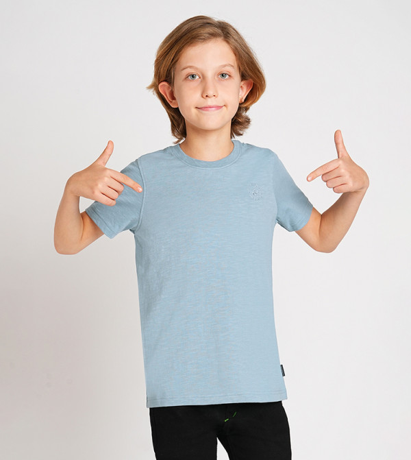Logo Embroidered Short Sleeves T-Shirt