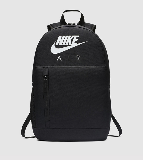 nike textured backpack with signature branding